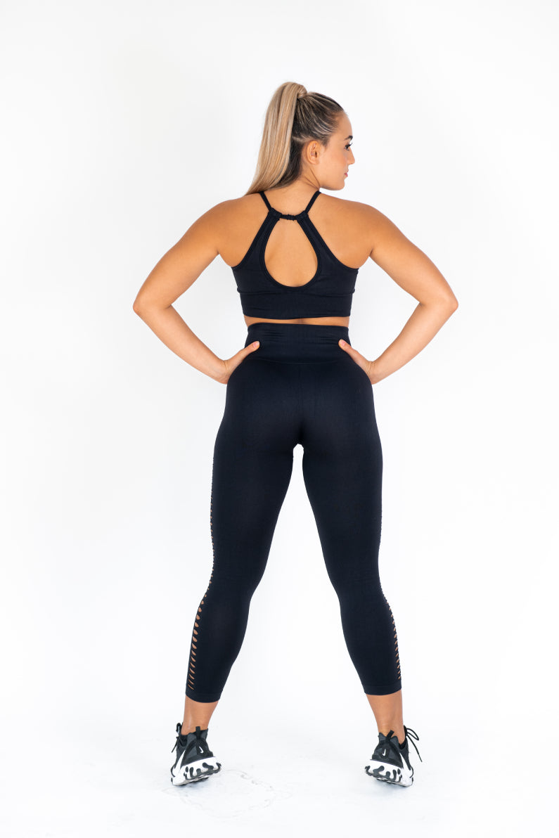 ICONIC COLLECTION LEGGINGS (BLACK)